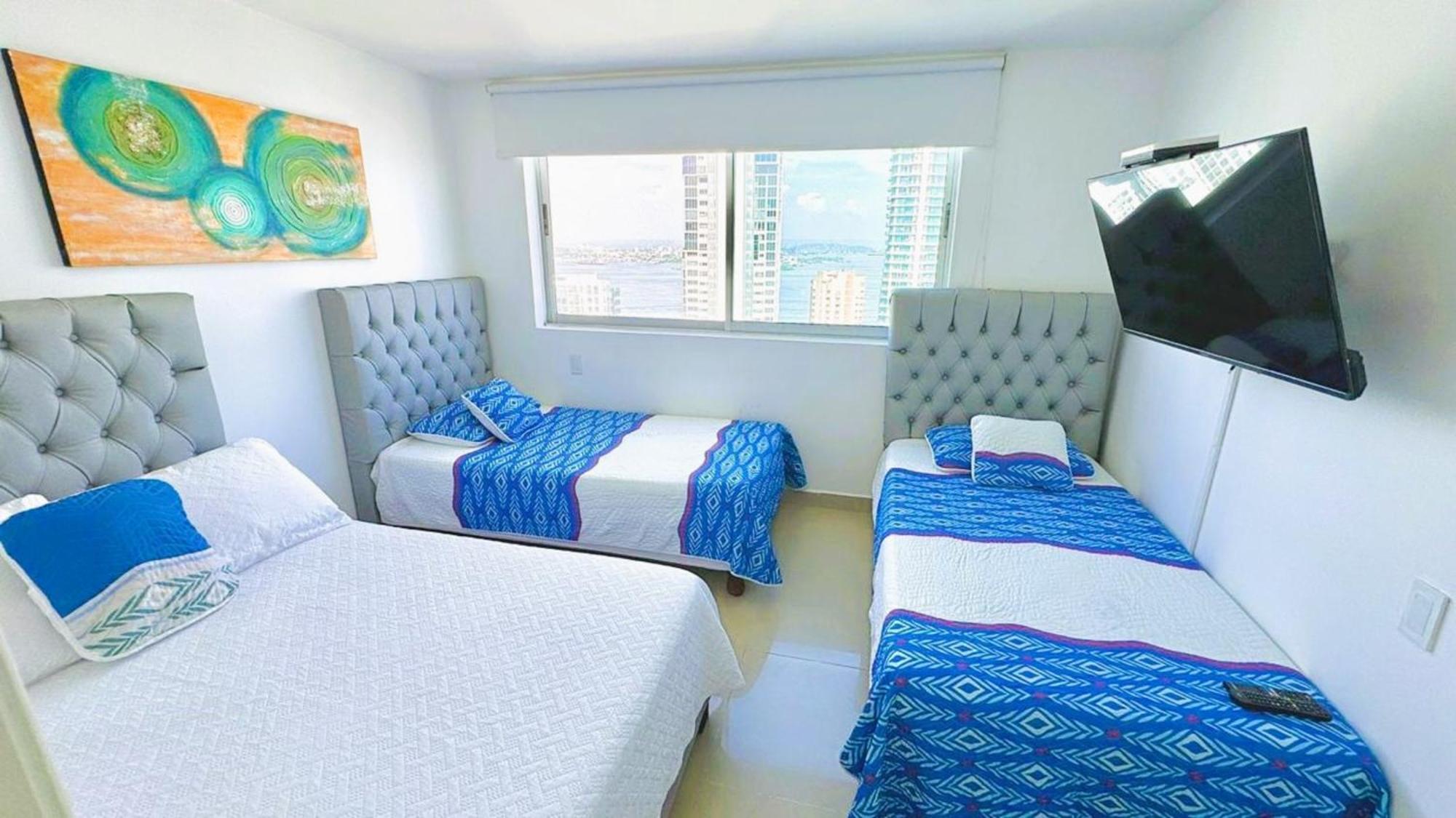 Apartamentos Palmetto - Frente Al Mar Cartagène Chambre photo